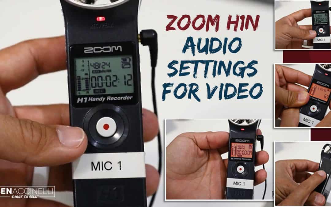 Zoom H1n Audio Settings For Video